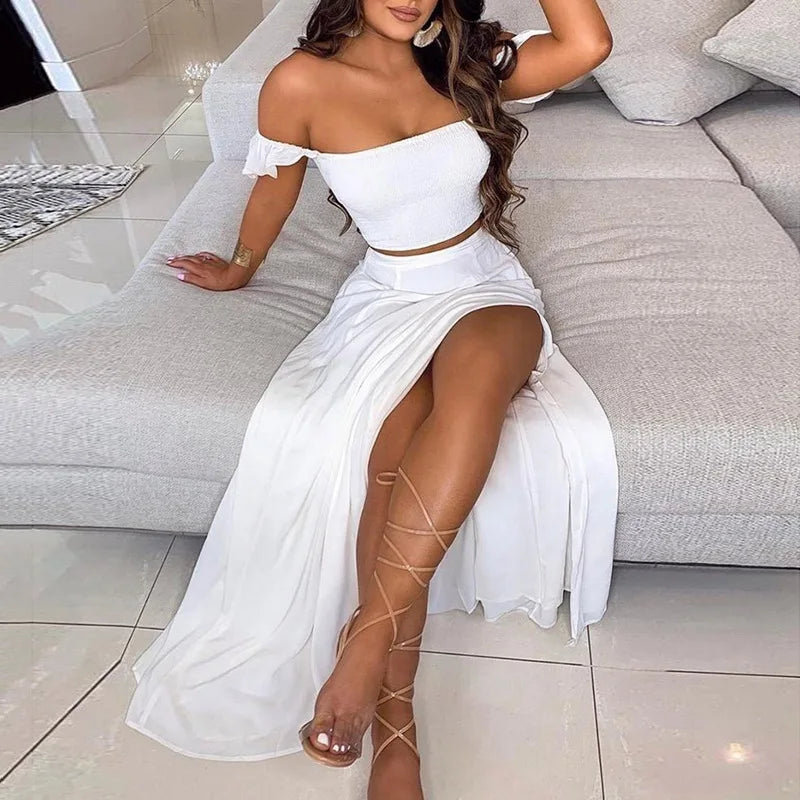 Elegant Women's Dresses Combination Sexy Sets Summer Bohemian Set For Women 2 Piece Sets Women Outfit Summer